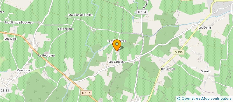 localisation de l'entreprise SCI DU DISTRICT  PLASSAC