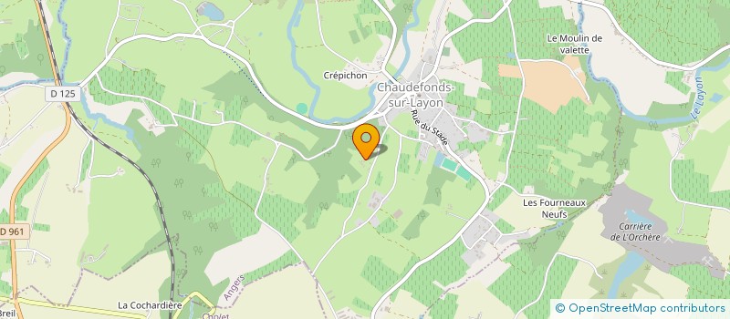 localisation de l'entreprise SCI DU DIX  CHAUDEFONDS-SUR-LAYON