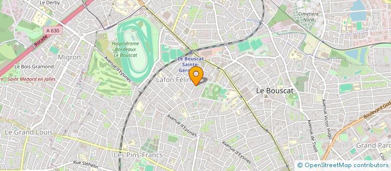 localisation de l'entreprise SCI DU DIX  LE BOUSCAT