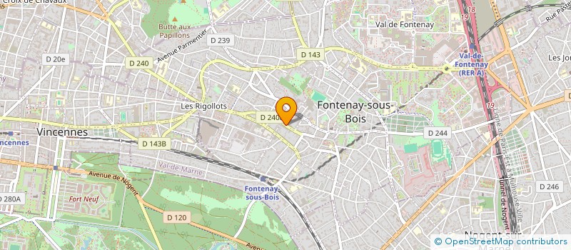 localisation de l'entreprise SCI DU DIX HUIT VINGT RUE DALAYRAC à FONTENAY-SOUS-BOIS