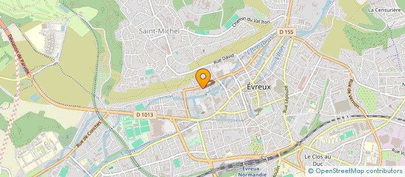 localisation de l'entreprise SCI DU DIX SEPT  EVREUX