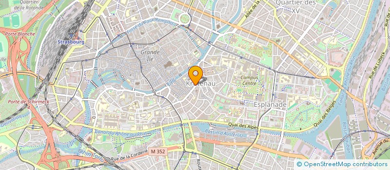 localisation de l'entreprise SCI DU DOCTEUR CYRIL THIVAT  STRASBOURG