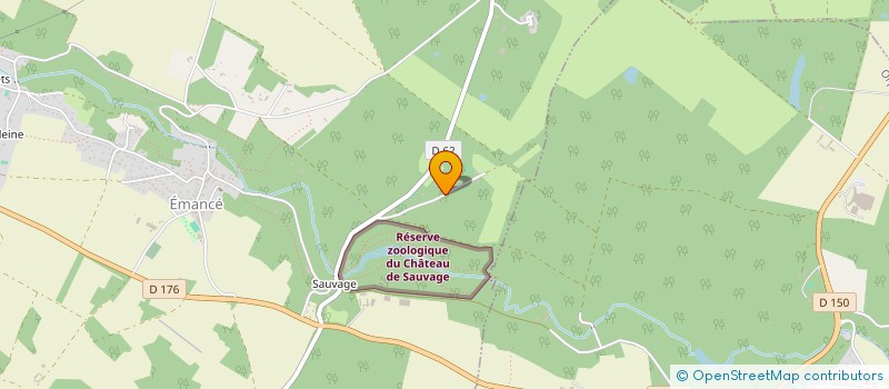 localisation de l'entreprise SCI DU DOCTEUR DERVAUX  EMANCE