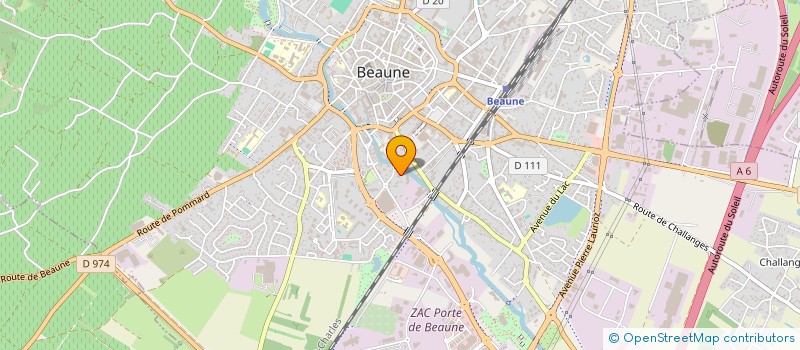 localisation de l'entreprise SCI DU DOCTEUR LEJEUNE à BEAUNE