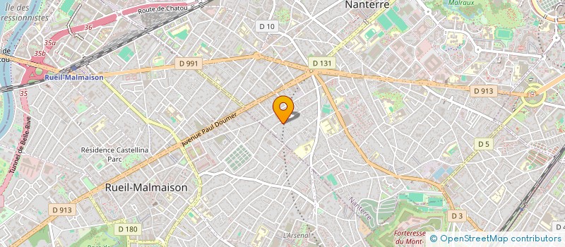 localisation de l'entreprise SCI DU DOCTEUR MERAZGA  NANTERRE