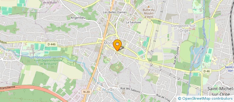 localisation de l'entreprise SCI DU DOCTEUR OGE  MONTLHERY