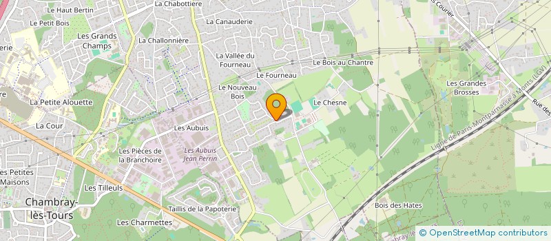 localisation de l'entreprise SCI DU DOCTEUR ORIANE NUBLAT  SAINT-AVERTIN