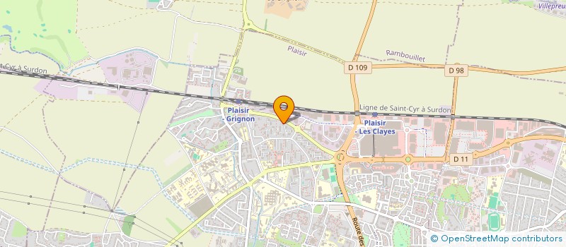 localisation de l'entreprise SCI DU DOCTEUR TRAICHINE FELPETO  PLAISIR