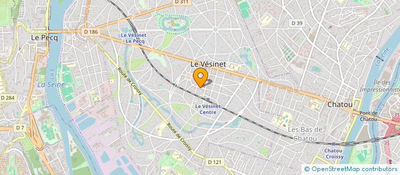 localisation de l'entreprise SCI DU DOCTEUR WAPLER  LE VESINET