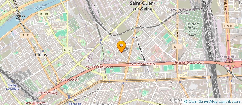 localisation de l'entreprise SCI DU DODO à SAINT-OUEN-SUR-SEINE