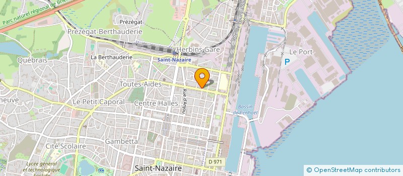 localisation de l'entreprise SCI DU DOLMEN  SAINT-NAZAIRE