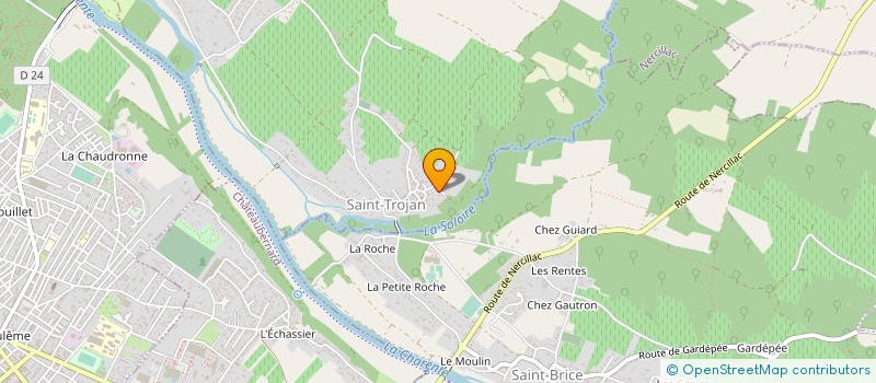 localisation de l'entreprise SCI DU DOLMEN à BOUTIERS-SAINT-TROJAN
