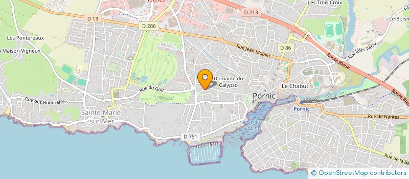 localisation de l'entreprise SCI DU DOLMEN  PORNIC