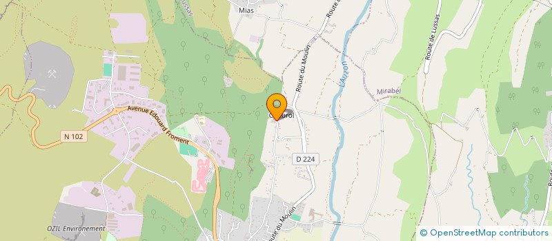 localisation de l'entreprise SCI DU DOLMEN  LAVILLEDIEU