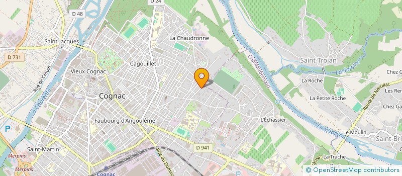 localisation de l'entreprise SCI DU DOLMEN à COGNAC