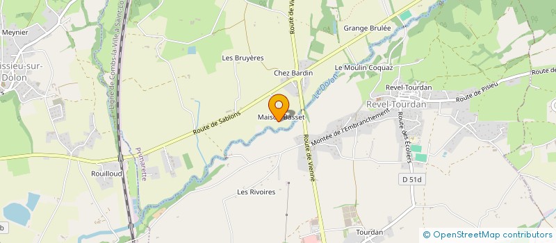 localisation de l'entreprise SCI DU DOLON  PRIMARETTE