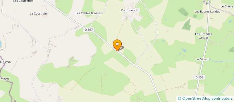 localisation de l'entreprise SCI DU DOMAINE  SAINT-HILAIRE-DU-MAINE