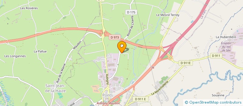 localisation de l'entreprise SCI DU DOMAINE  PONTS