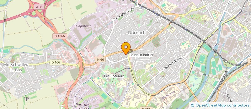 localisation de l'entreprise SCI DU DOMAINE  MULHOUSE