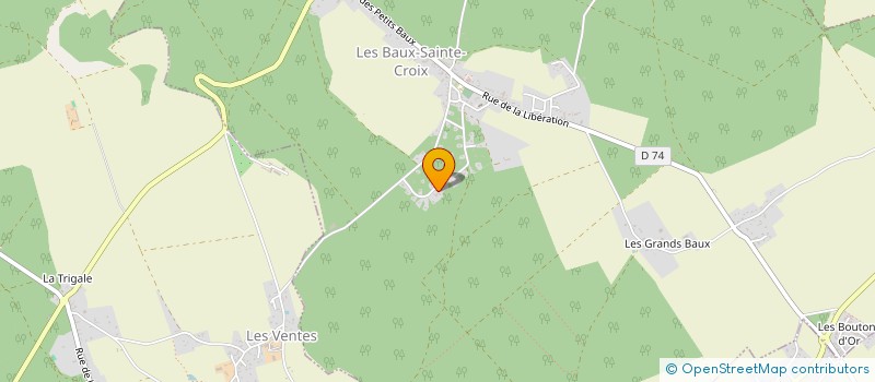 localisation de l'entreprise SCI DU DOMAINE  LES BAUX-SAINTE-CROIX