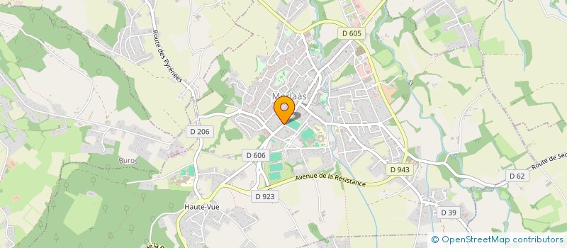 localisation de l'entreprise SCI DU DOMAINE  MORLAAS