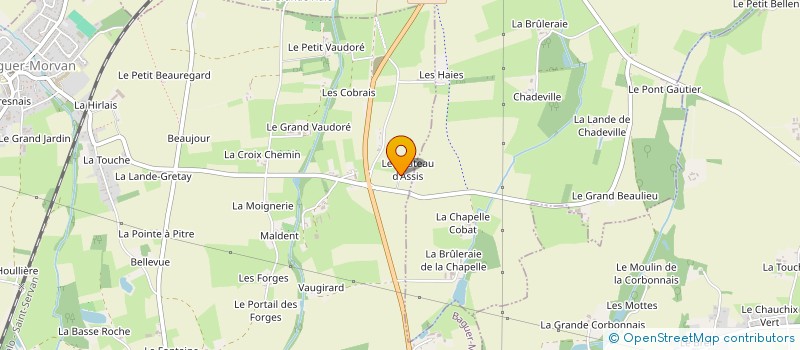 localisation de l'entreprise SCI DU DOMAINE  BAGUER-MORVAN