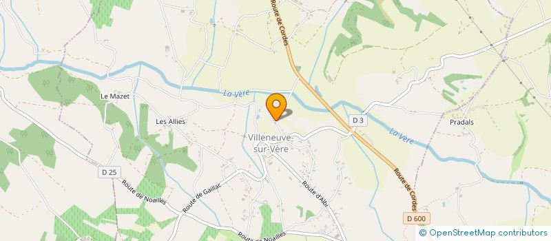 localisation de l'entreprise SCI DU DOMAINE  VILLENEUVE-SUR-VERE