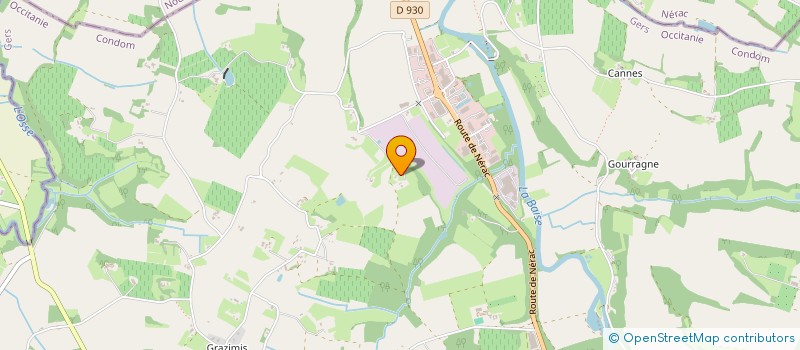 localisation de l'entreprise SCI DU DOMAINE AUX MAGES  CONDOM