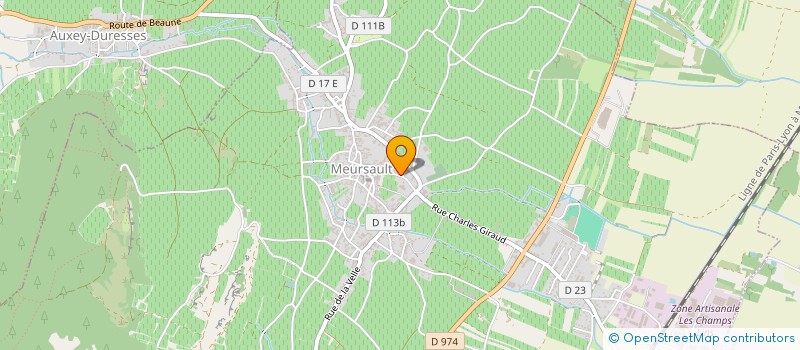 localisation de l'entreprise SCI DU DOMAINE BRAULT  MEURSAULT