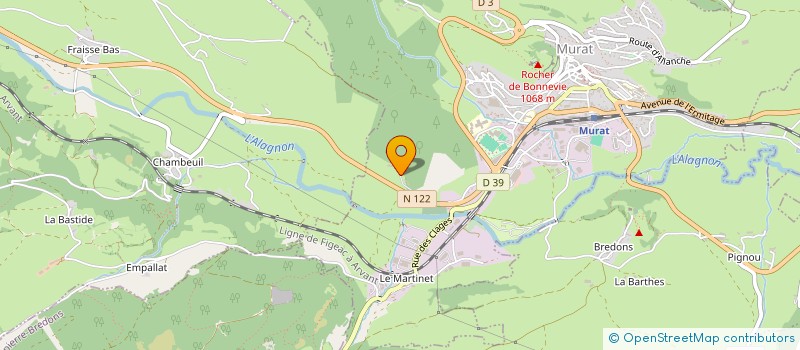 localisation de l'entreprise SCI DU DOMAINE D ANTERROCHES à MURAT
