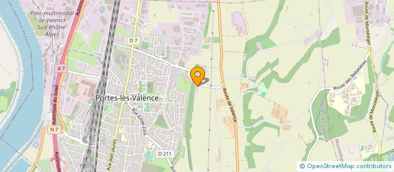 localisation de l'entreprise SCI DU DOMAINE D'ARCHILET  PORTES LES VALENCE