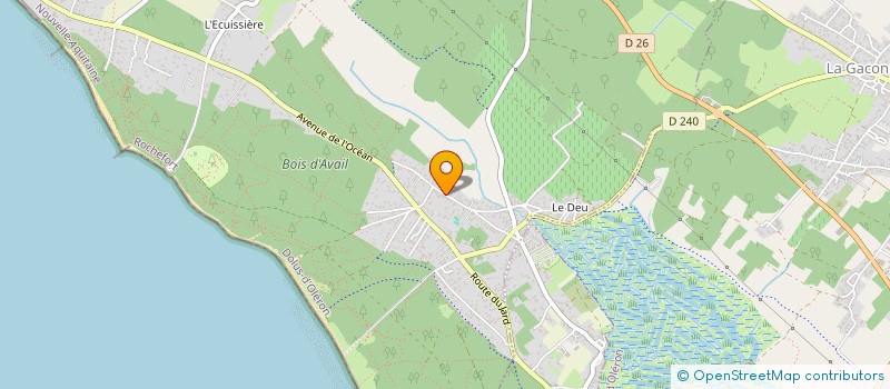 localisation de l'entreprise SCI DU DOMAINE D AVAILLES  DOLUS-D'OLERON