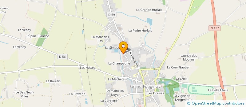 localisation de l'entreprise SCI DU DOMAINE DE CAHAN  GRAND-FOUGERAY