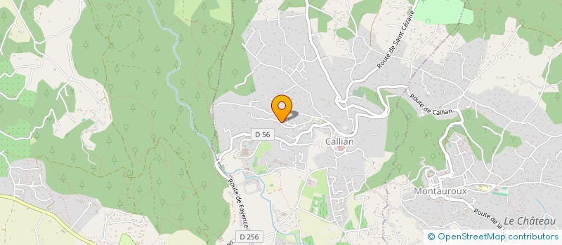 localisation de l'entreprise SCI DU DOMAINE DE CAMIOLE  CALLIAN