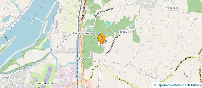 localisation de l'entreprise SCI DU DOMAINE DE CHAMBAUD  SAVASSE