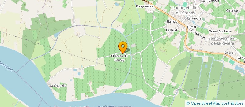 localisation de l'entreprise SCI DU DOMAINE DE CHATEAU COUFFINS  ASQUES