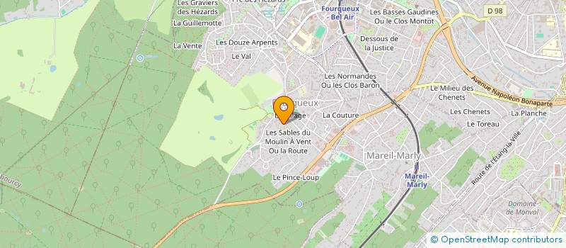 localisation de l'entreprise SCI DU DOMAINE DE CHAVANNE  SAINT-GERMAIN-EN-LAYE