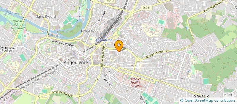 localisation de l'entreprise SCI DU DOMAINE DE CICHARE à ANGOULEME