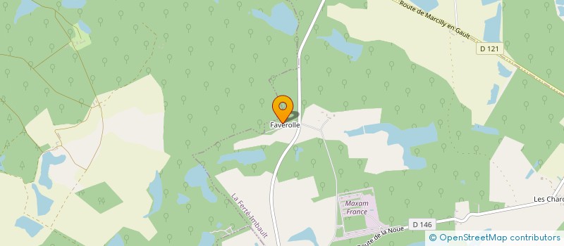 localisation de l'entreprise SCI DU DOMAINE DE FAVEROLLES  LA FERTE-IMBAULT