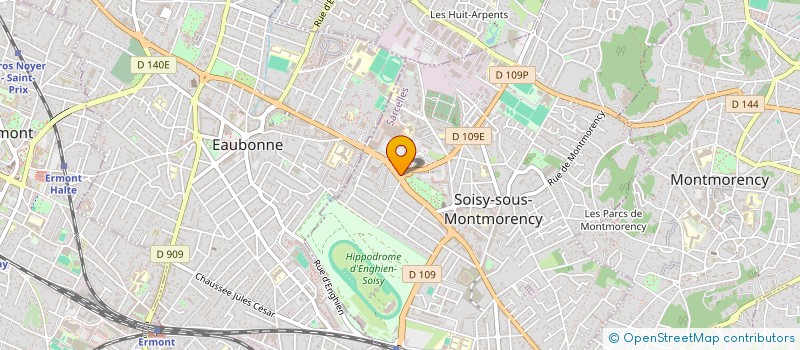 localisation de l'entreprise SCI DU DOMAINE DE GUIRBADEN  SOISY-SOUS-MONTMORENCY