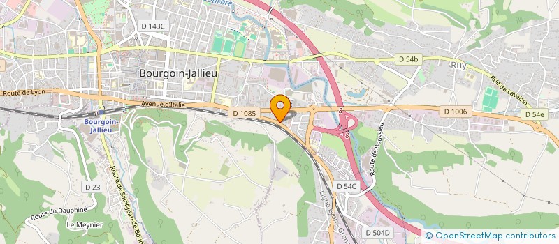 localisation de l'entreprise SCI DU DOMAINE DE JADE  BOURGOIN-JALLIEU