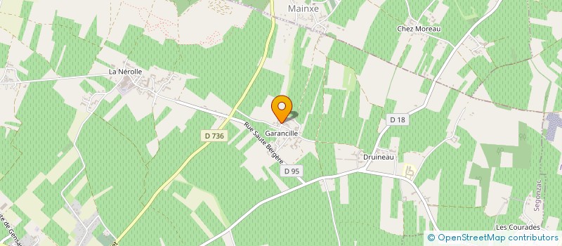 localisation de l'entreprise SCI DU DOMAINE DE L'ARDILLIER  SEGONZAC