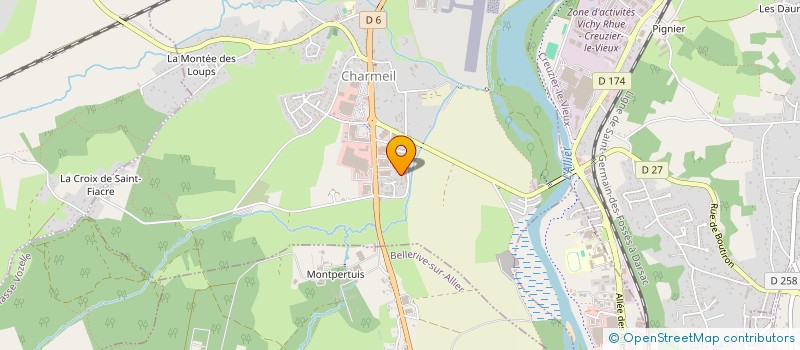 localisation de l'entreprise SCI DU DOMAINE DE L ETOILE  CHARMEIL