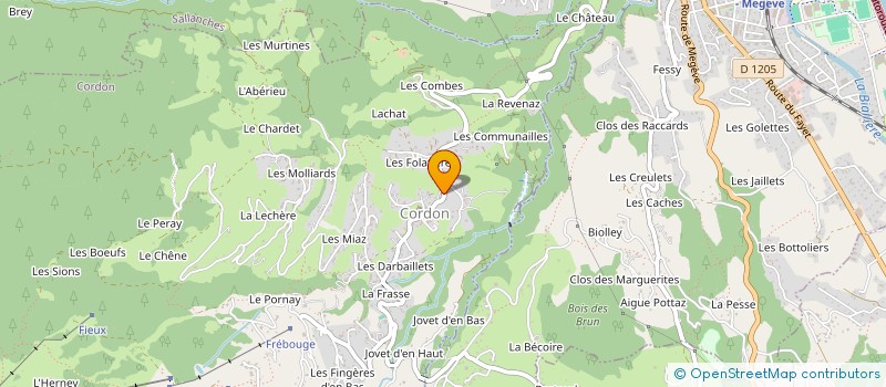 localisation de l'entreprise SCI DU DOMAINE DE L'HERNEY à SALLANCHES