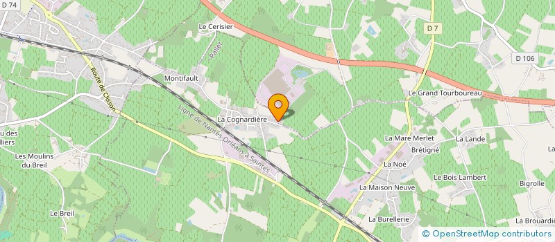 localisation de l'entreprise SCI DU DOMAINE DE L HYVERNIERE  LA CHAPELLE-HEULIN