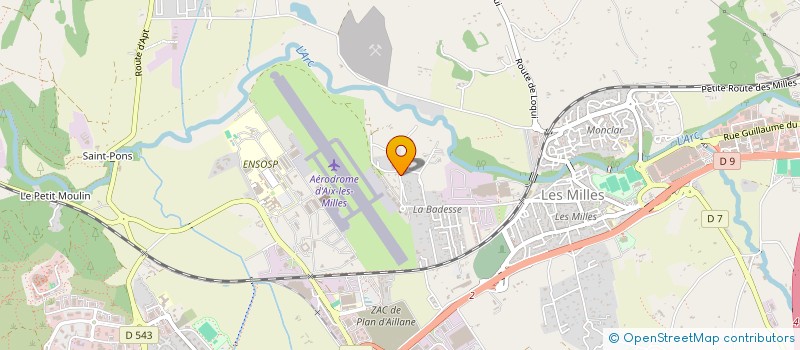 localisation de l'entreprise SCI DU DOMAINE DE L'OLYMPE  AIX-EN-PROVENCE