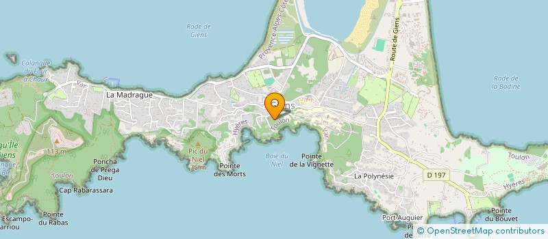 localisation de l'entreprise SCI DU DOMAINE DE L'ONCLE FERDINAND à HYERES