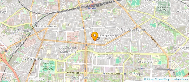 localisation de l'entreprise SCI DU DOMAINE DE LA HARDOUINAIS  RENNES