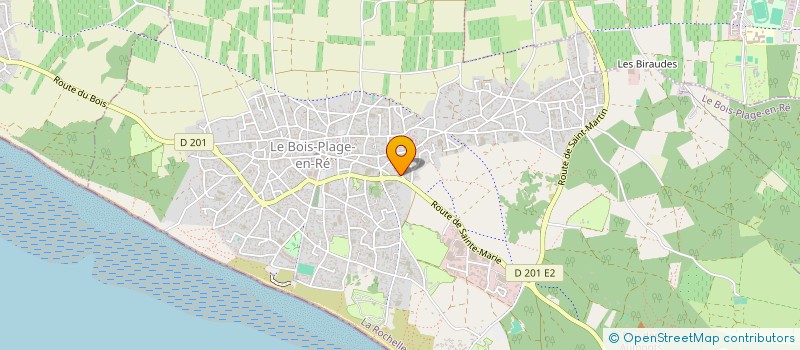 localisation de l'entreprise SCI DU DOMAINE DE LA JARDINIERE  LE BOIS-PLAGE-EN-RE