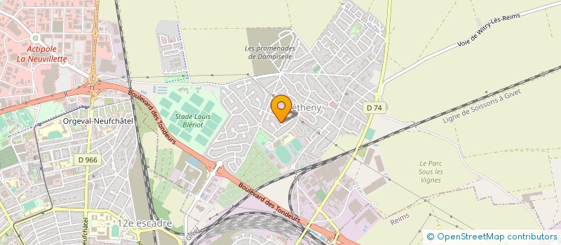 localisation de l'entreprise SCI DU DOMAINE DE LA RUCHE  BETHENY